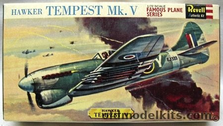 Revell 1/72 Hawker Tempest Mk.V - Great Britain Issue, H620 plastic model kit